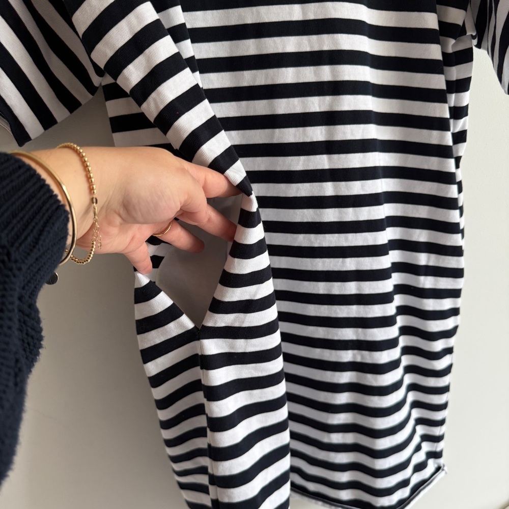 COS Striped Cotton Dress, M - Picture 7 of 9